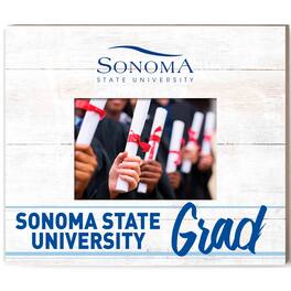 Jardine - Sonoma State Seawolves 13.5" x 11.5" Grad Frame - White