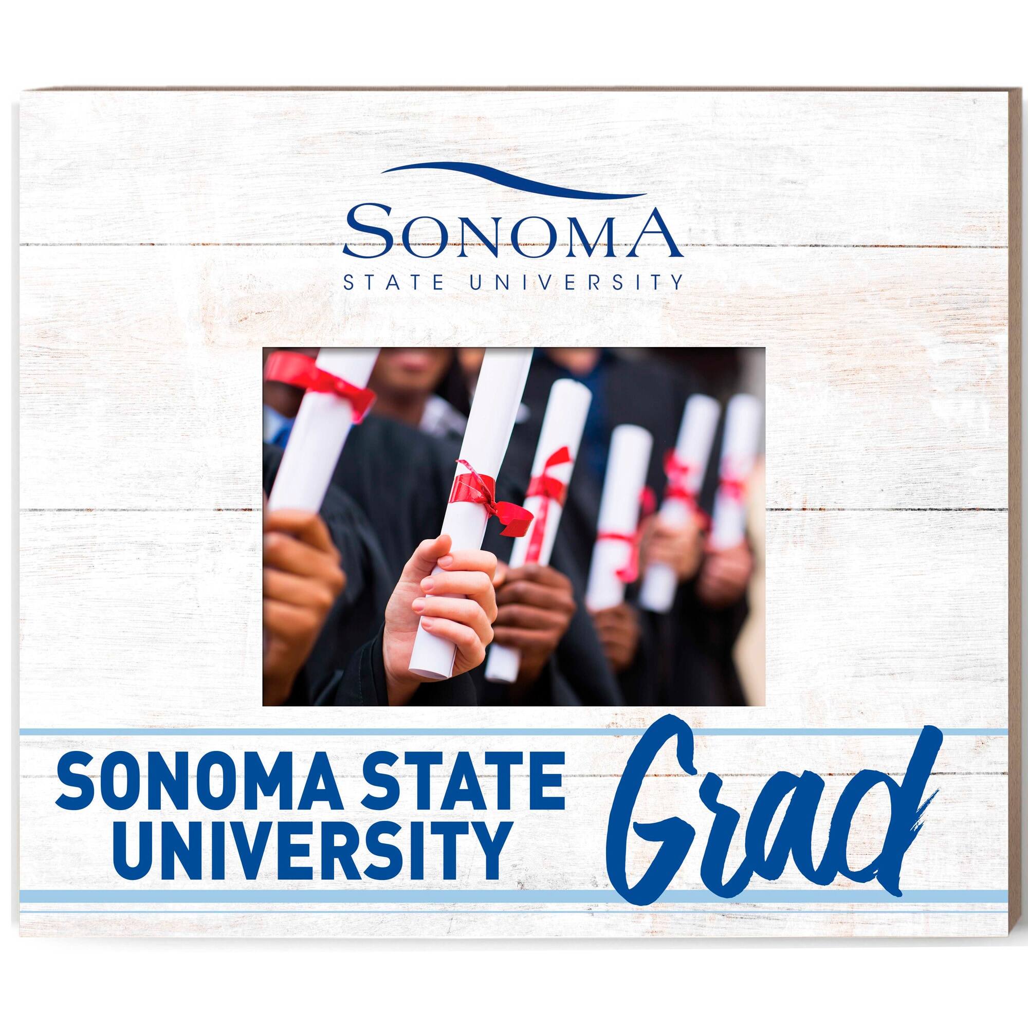 Sonoma State Seawolves 13.5" x 11.5" Grad Frame
