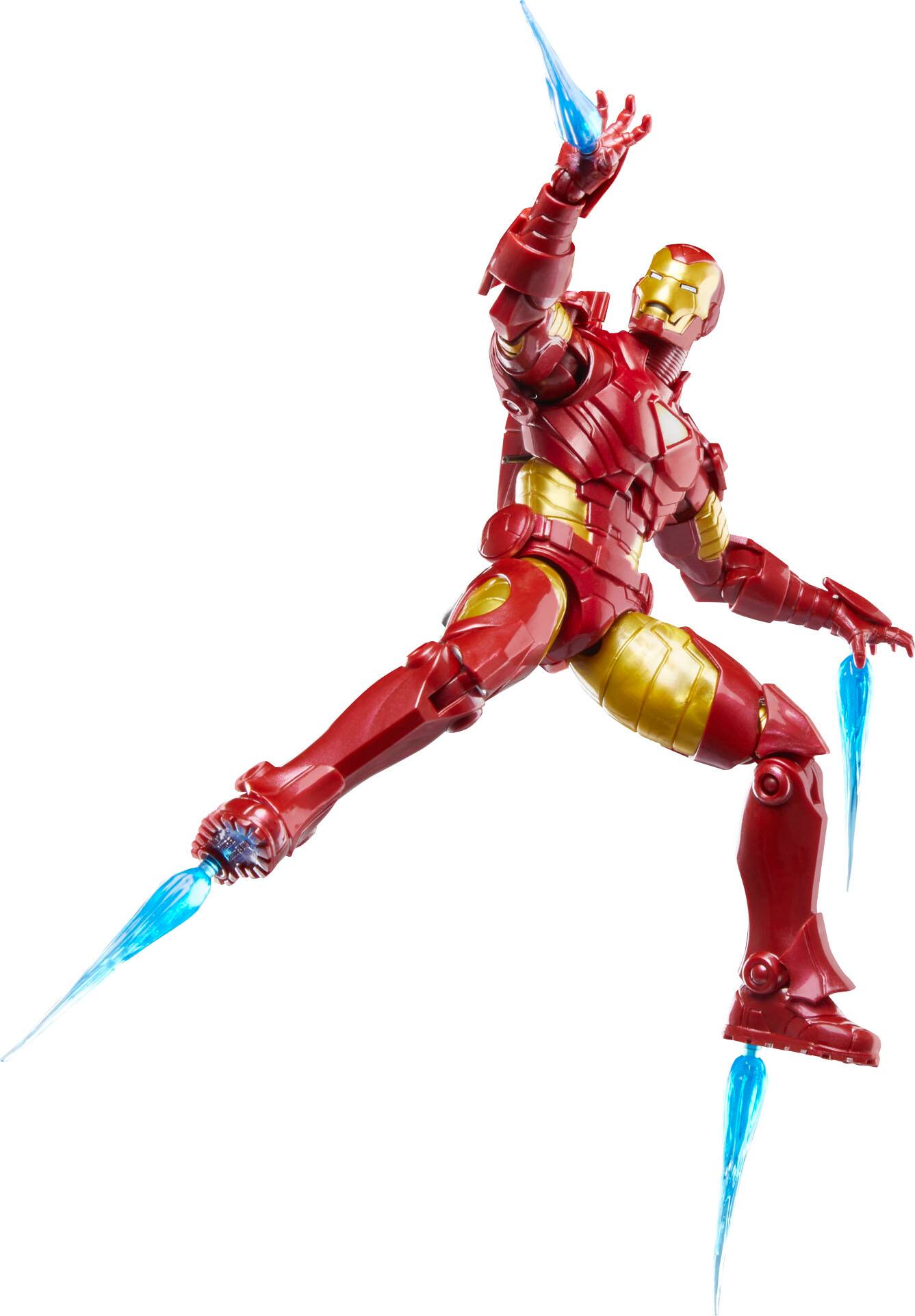 Left. Marvel - Legends Series Iron Man Model 20.