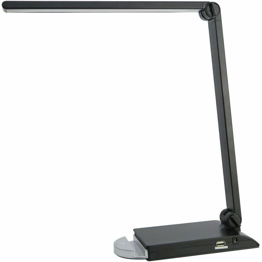 Angle. Lorell - Lorell 8 watt SMD LED Task Light  8 W LED Bulb USB Charging.