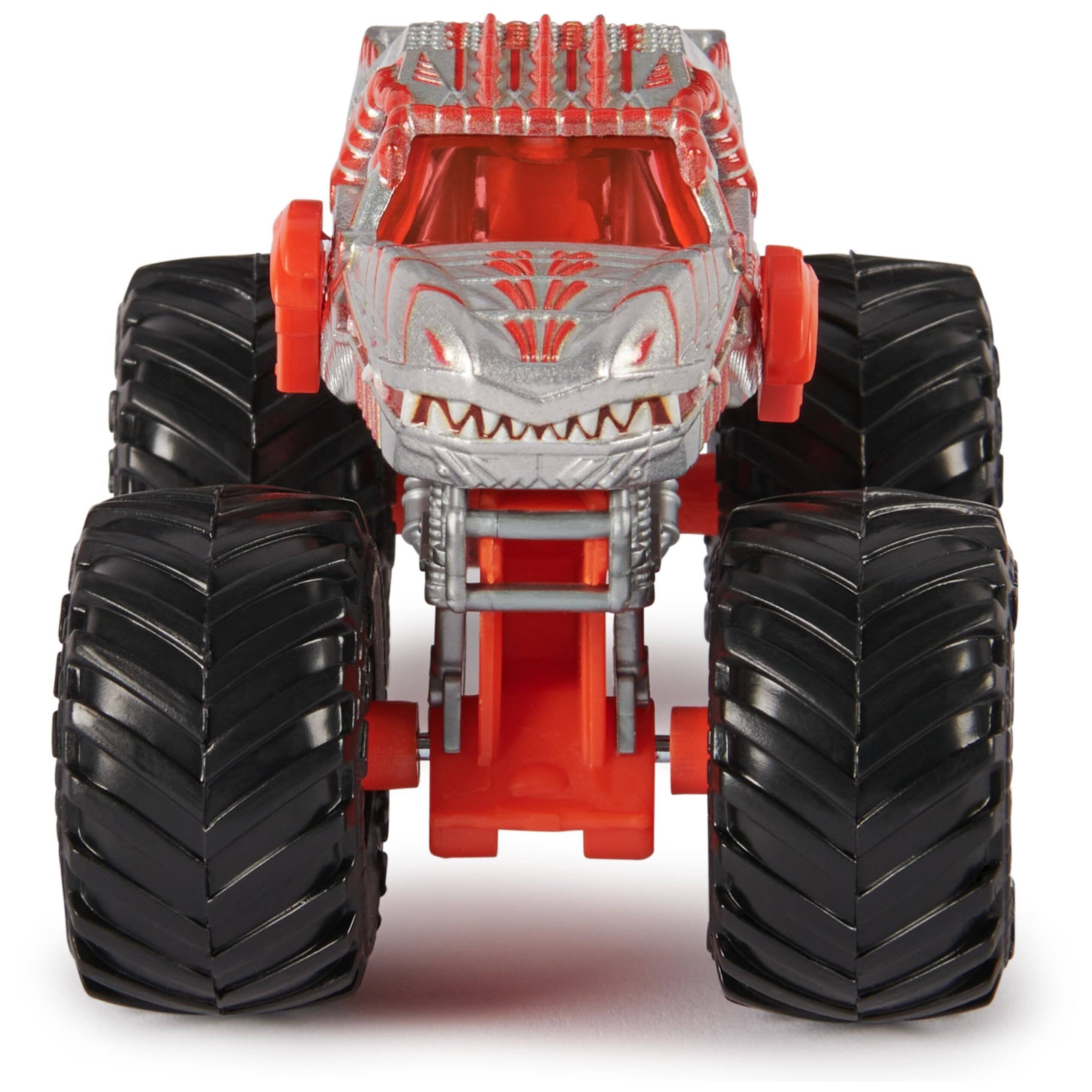 Back. Monster Jam - Monster Jam ThunderROARus Monster Truck Die-Cast 1:64 Scale Toy for Kids - Multi.