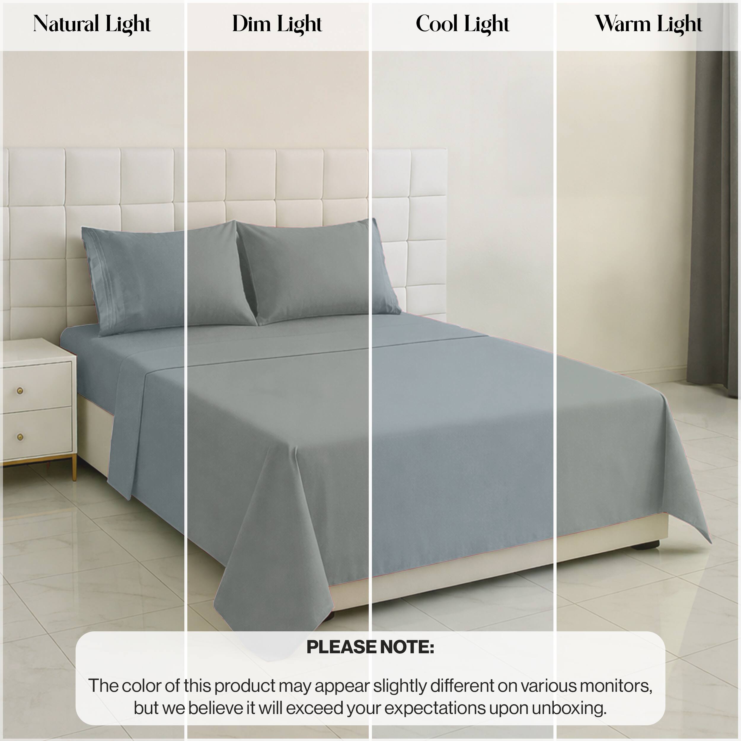 Natural Light  
Dim Light  
Cool Light  
Warm Light  

PLEASE NOTE:  
The color of this product may appear slightly different on various monitors, but we believe it will exceed your expectations upon unboxing.