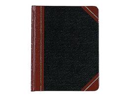 Esselte - Boorum & Pease 38 Series Record Book, 7.63" x 9.63", 150 Sheets/Book - Black/Red