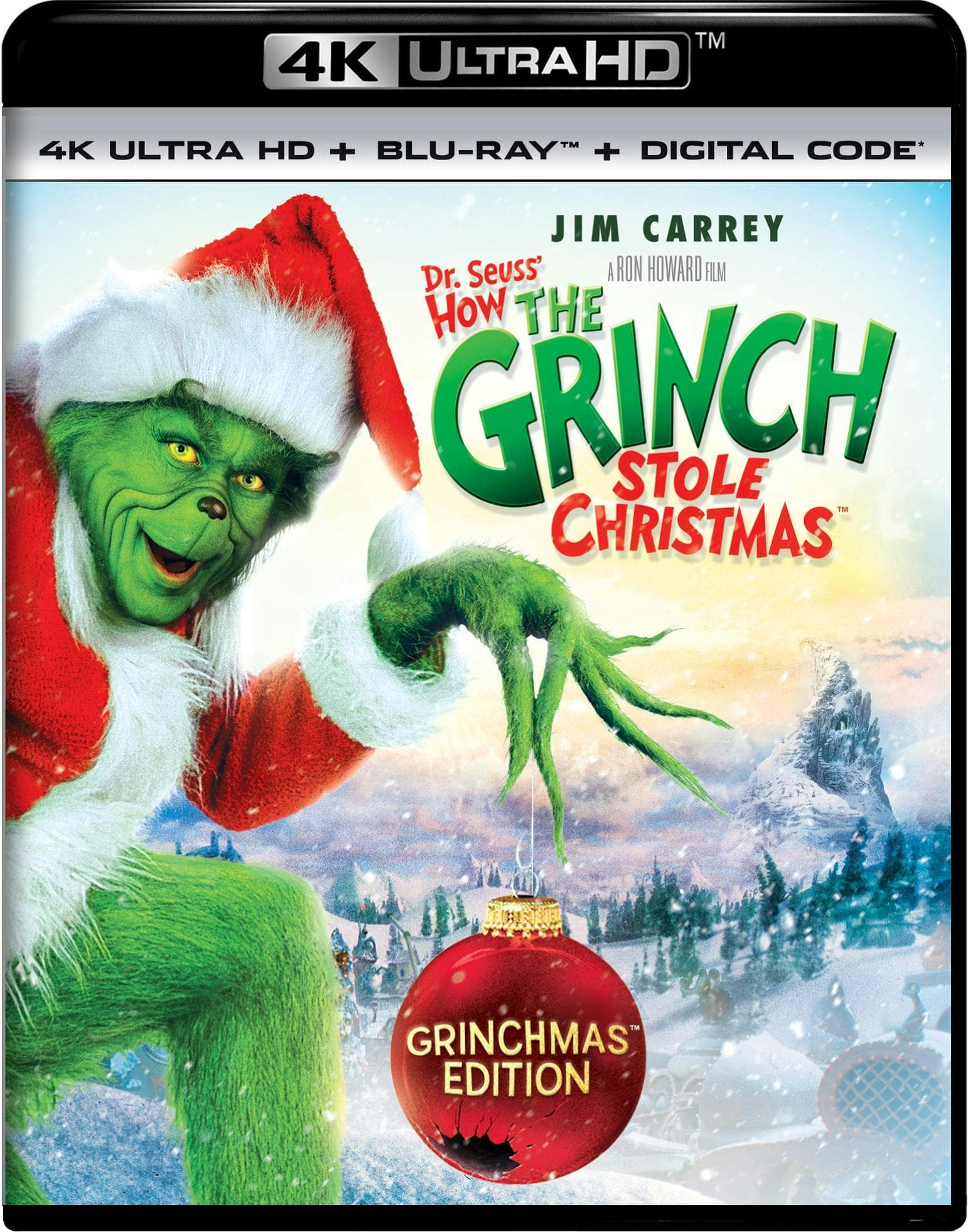 Dr. Seuss' How The Grinch Stole Christmas (Grinchmas Edition - 4K Ultra HD) [UHD] [Standard] [4K Ultra HD Blu-ray]