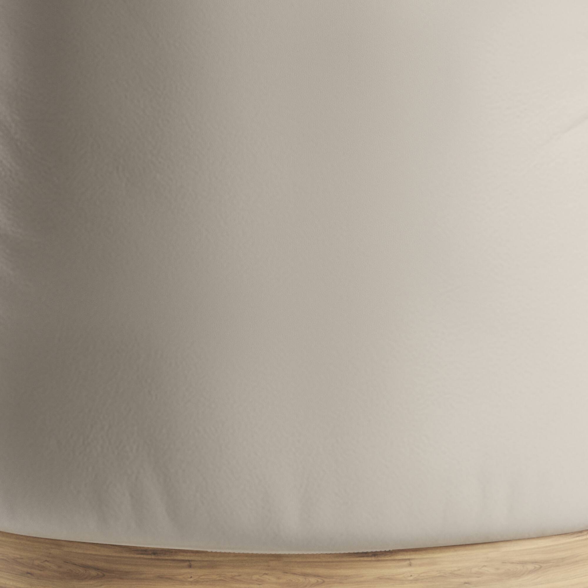 Alt View 5. GOODSILO - Contemporary Armless Dining Chair with Taupe Upholstery and Sleek Black Metal Legs, Set of 2 - Taupe+Natural.