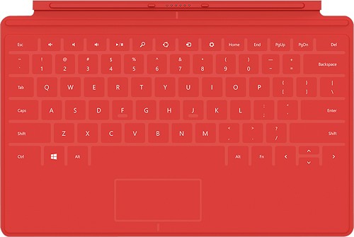  Microsoft - Touch Cover for Surface - Red