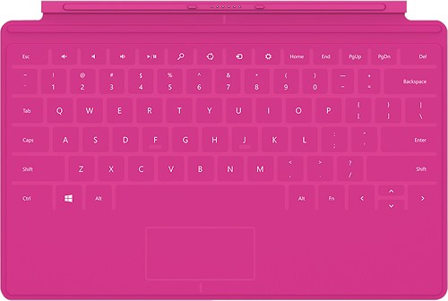  Microsoft - Touch Cover for Surface - Magenta