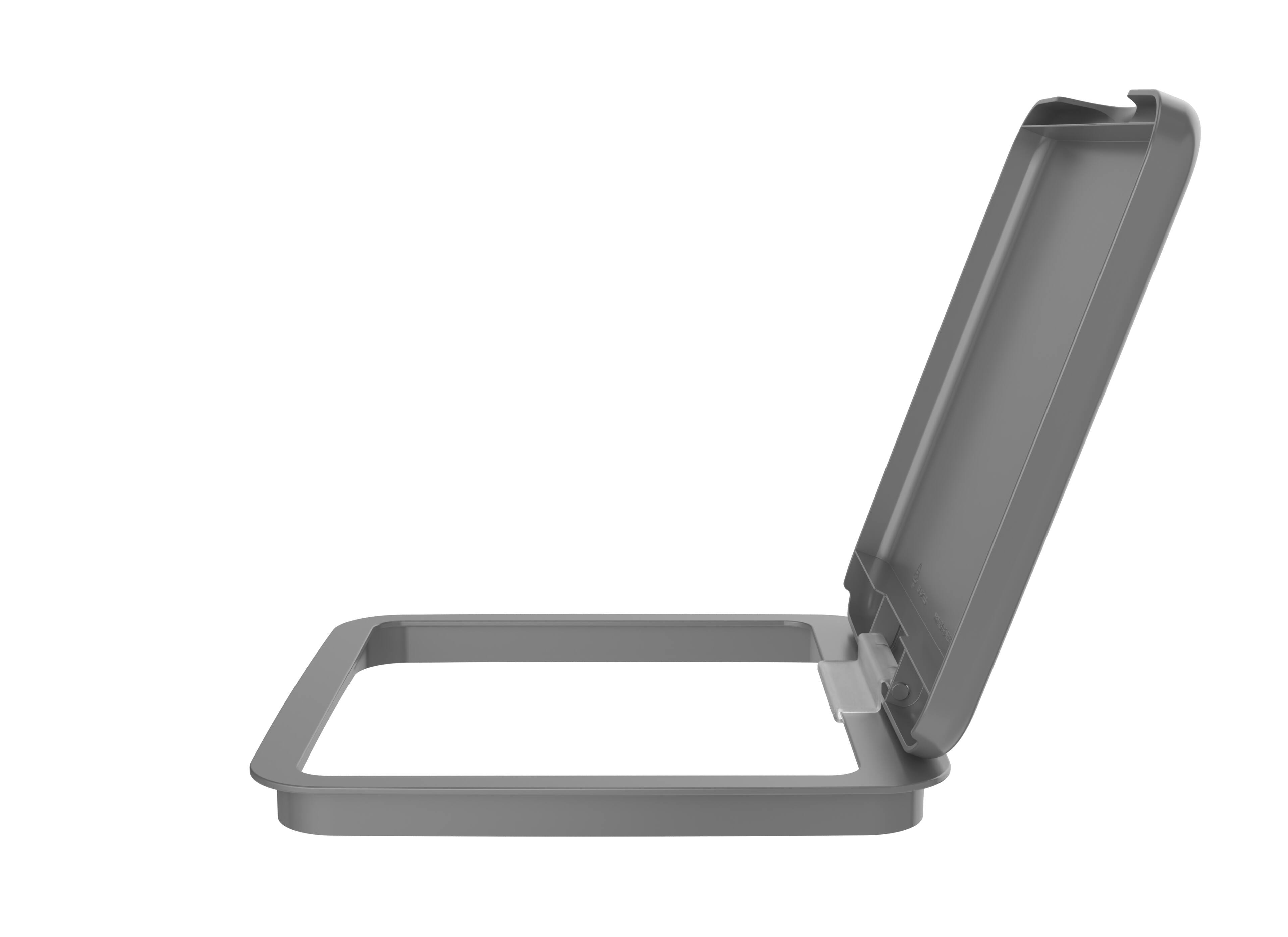 Alt View 8. Rev-A-Shelf - Rev-A-Shelf 27 qt. Trash Can Replacement Lid, Silver, RV-1024-LID-17-1 - Silver.