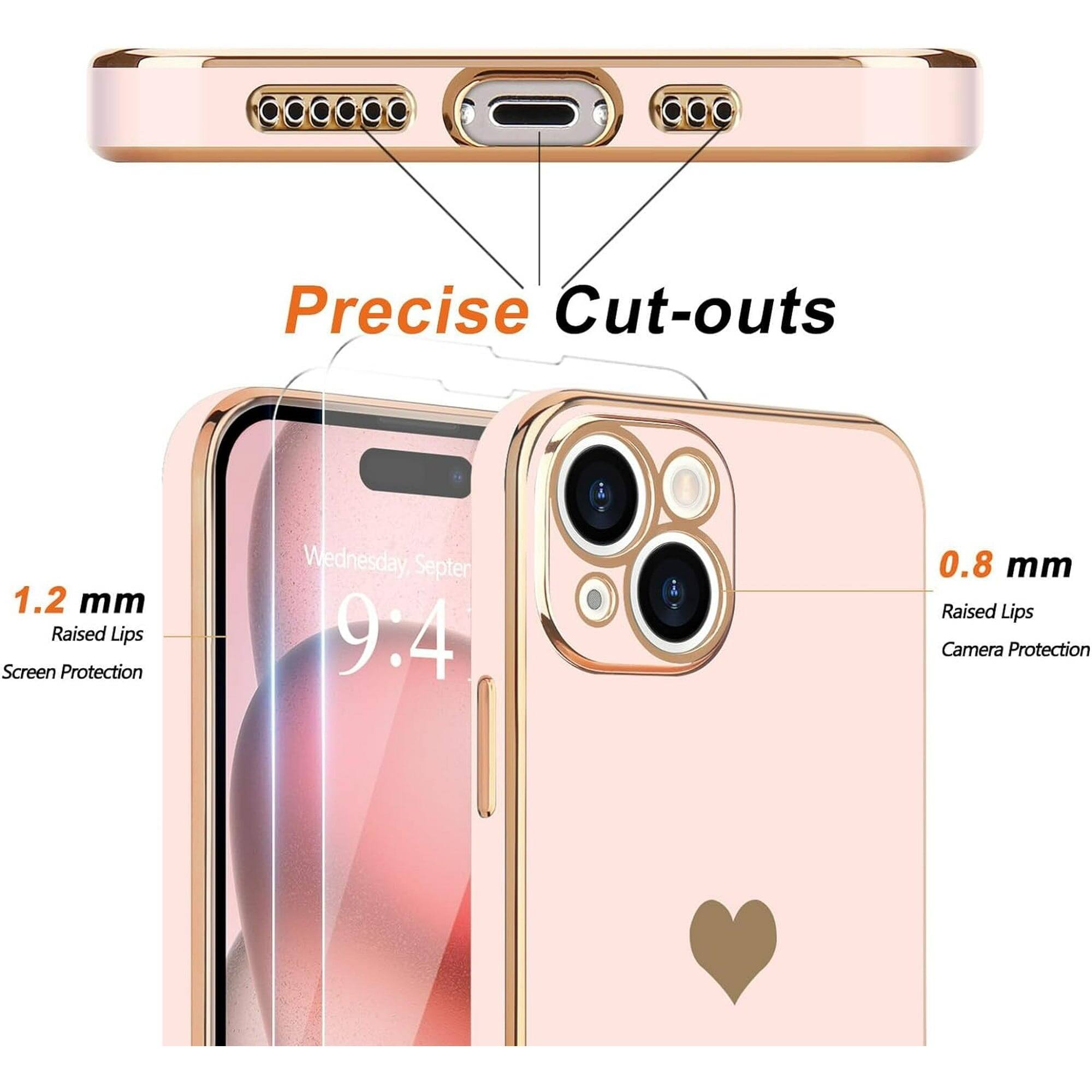 Precise Cut-outs, 1.2 mm Raised Lips Screen Protection, 0.8 mm Raised Lips Camera Protection