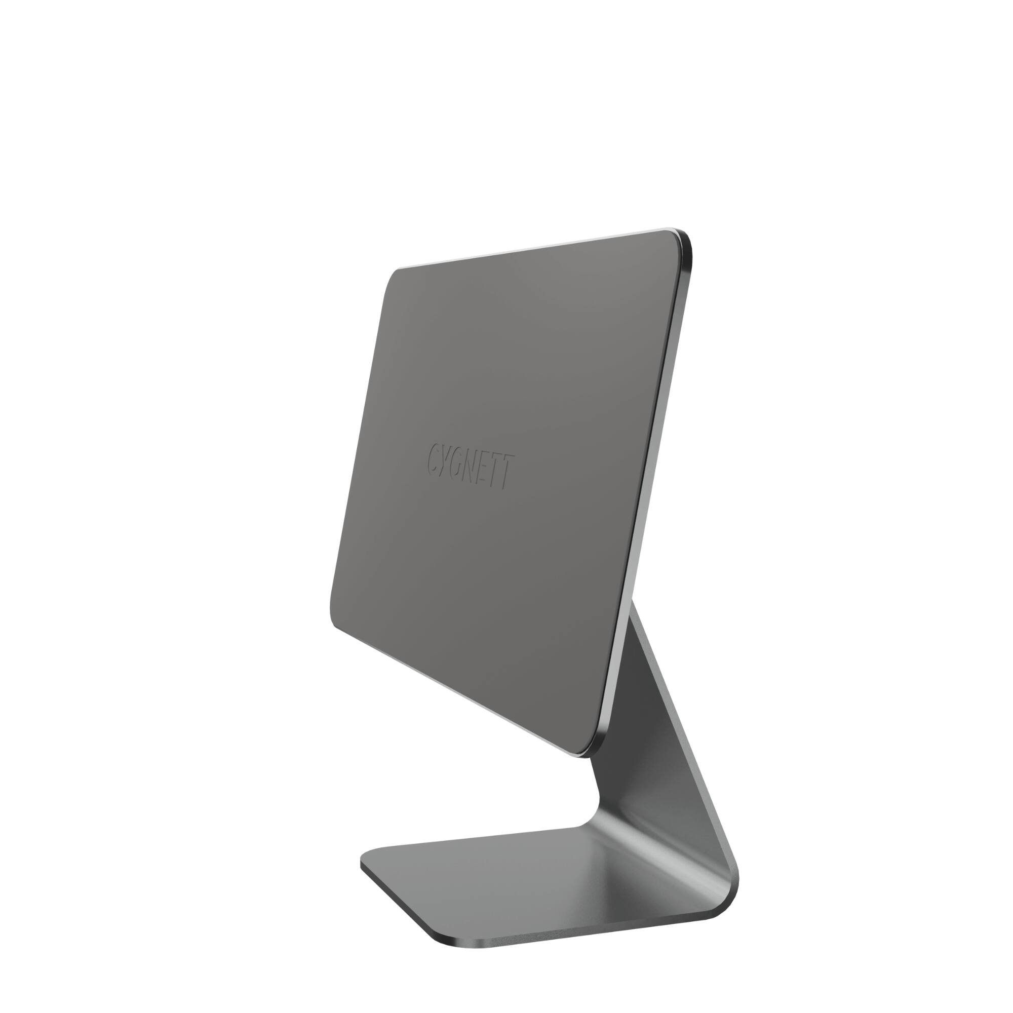 Angle. Cygnett - MagStand for iPad 12.9" with a Soft Silicon Face for iPad Attachment - Grey.