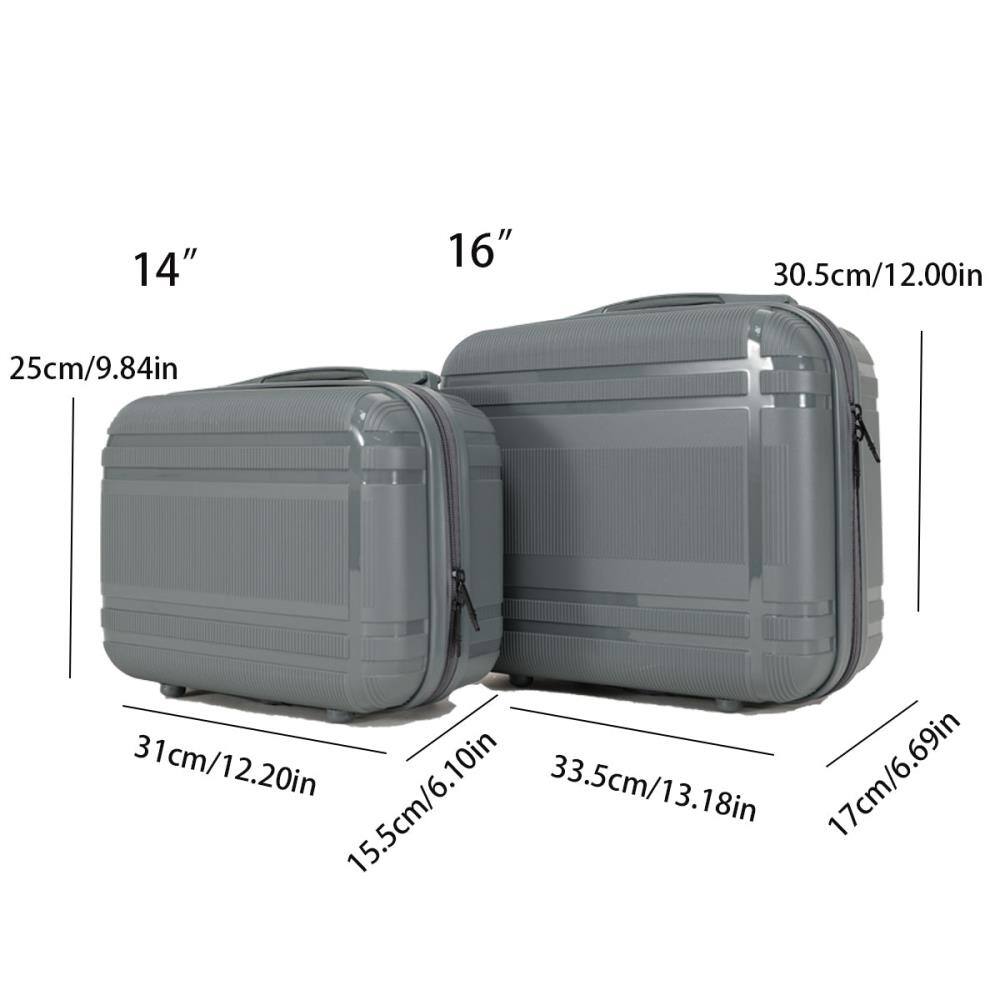 14"  
25cm/9.84in  
31cm/12.20in  
15.5cm/6.10in  

16"  
30.5cm/12.00in  
33.5cm/13.18in  
17cm/6.69in