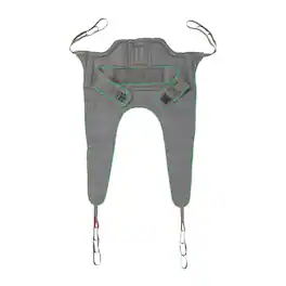 Invacare - Premier Transfer Stand Assist Sling for Patient Lift (Large, Polyester Fabric) - Gray