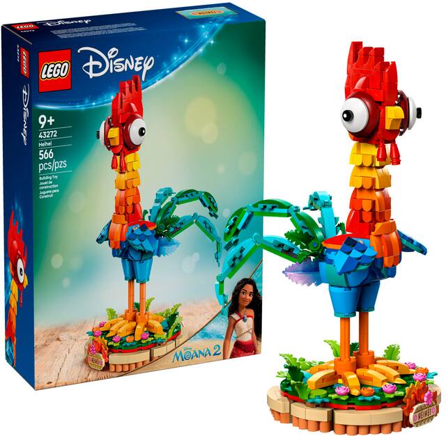 LEGO - Disney Moana 2 Heihei Buildable Animal Model Kit, 43272
