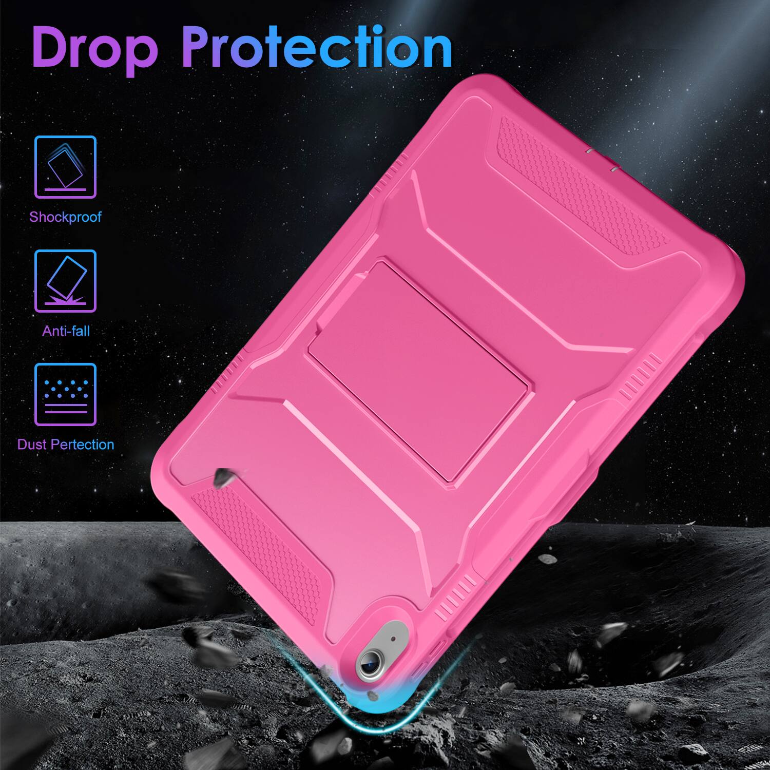 Drop Protection

- Shockproof
- Anti-fall
- Dust Protection