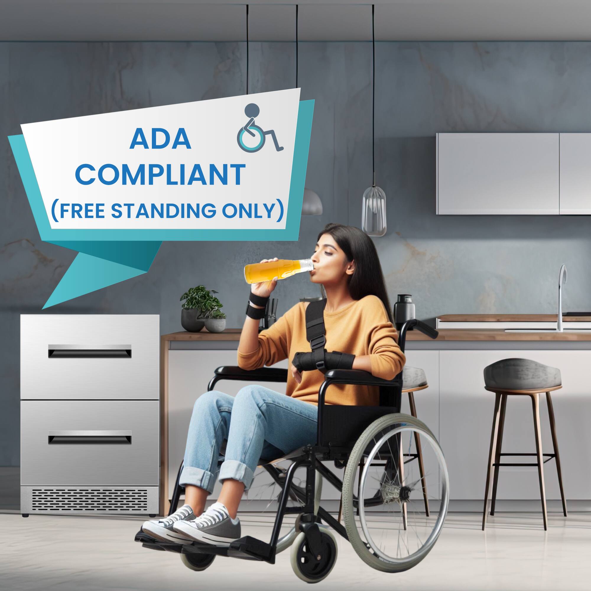 ADA COMPLIANT (FREE STANDING ONLY)
