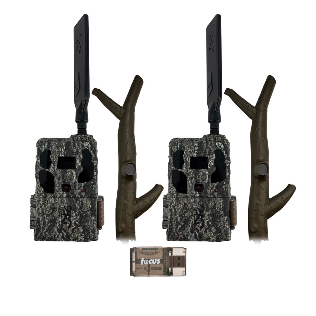 Browning - Trail Camera Defender 46MP HD AI Wireless Pro Scout Max Bundle