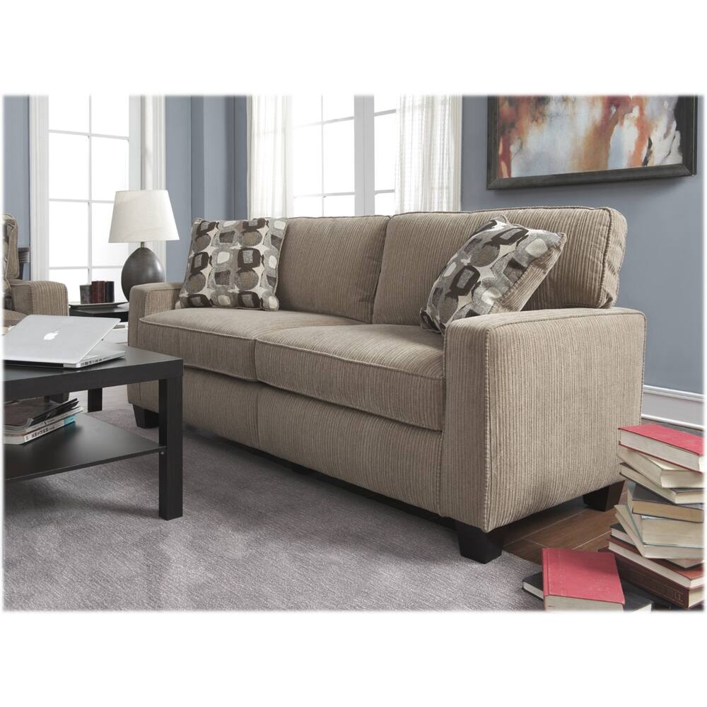 Alt View 13. Serta - RTA Santa Cruz Collection 73- inch Loveseat - Beige.