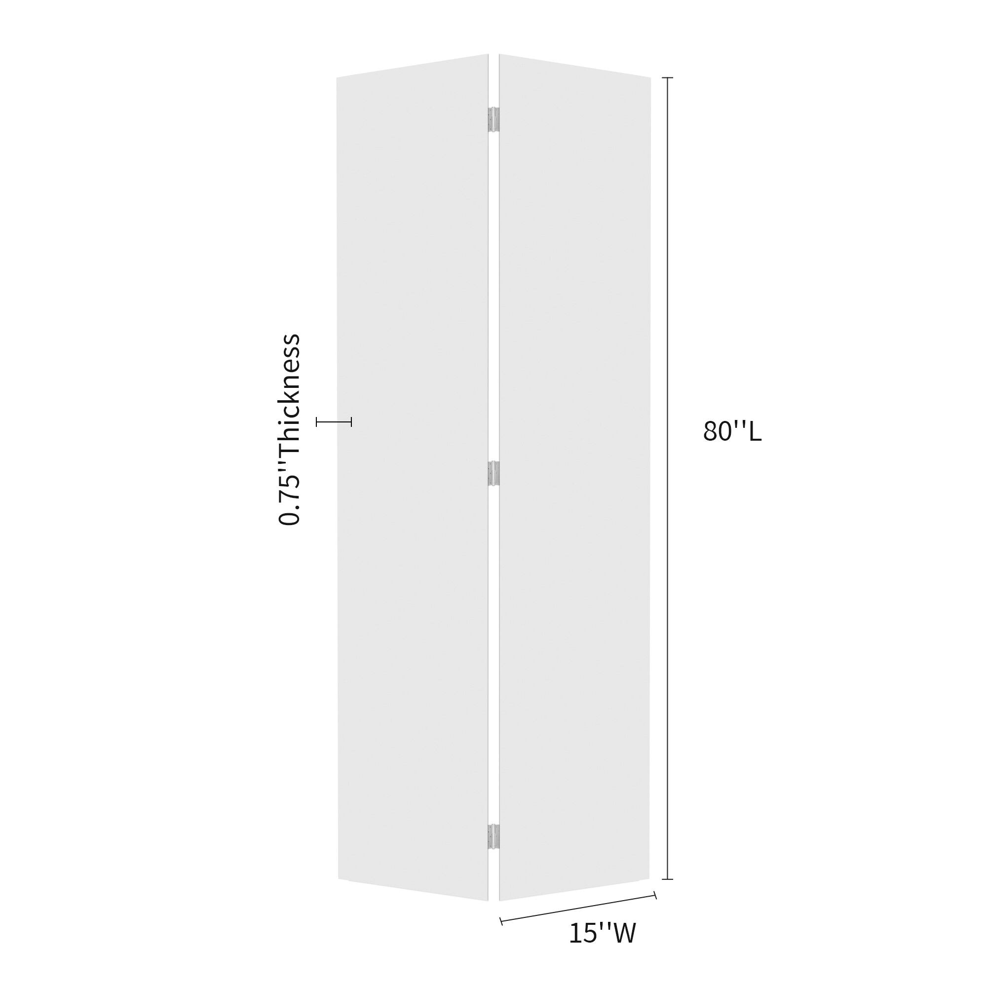 0.75" Thickness 80"L 15"W
