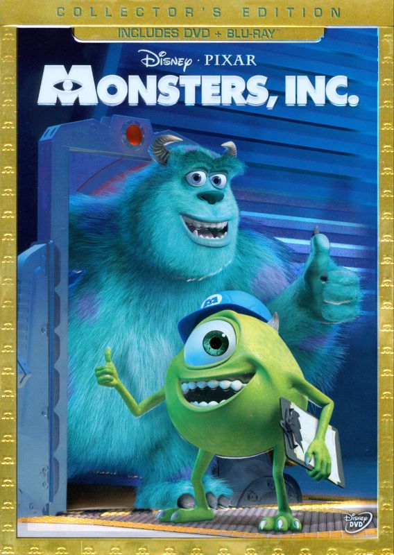  Monsters, Inc. [3 Discs] [DVD/Blu-ray] [Blu-ray/DVD] [2001]