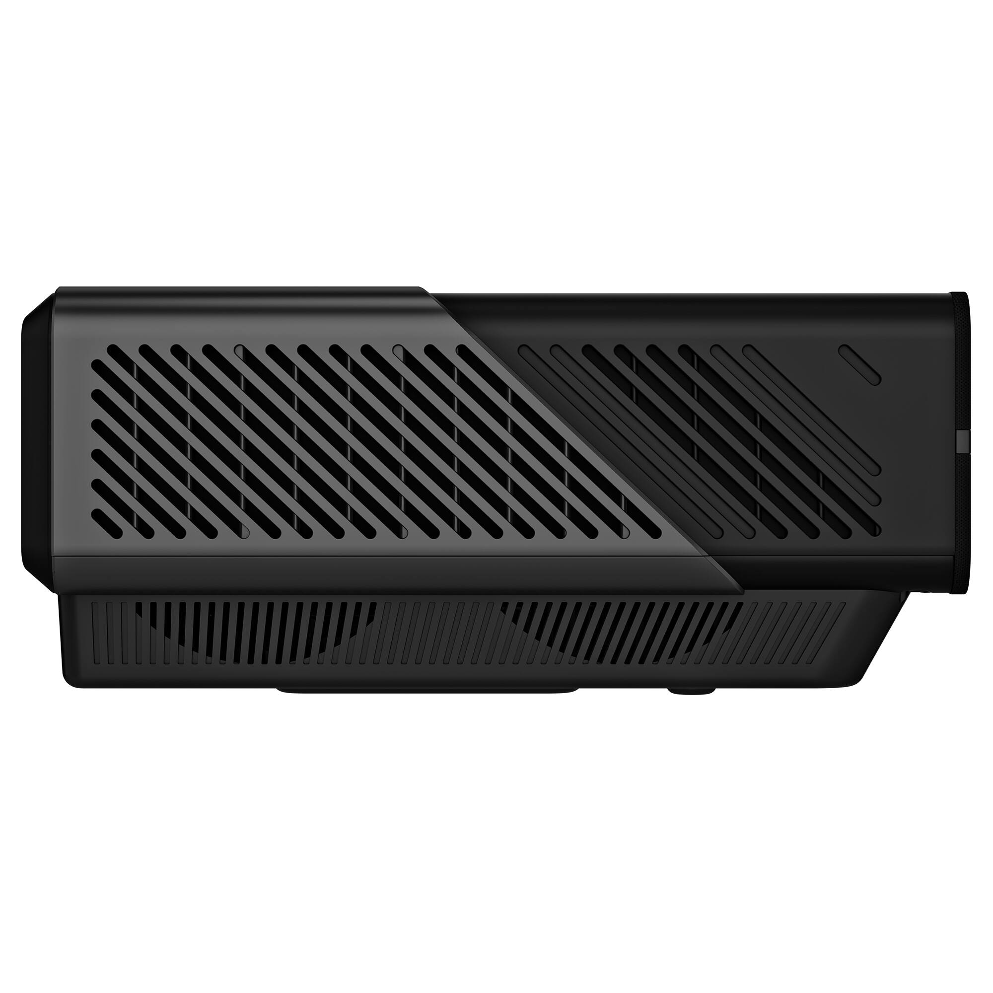 Back. Hisense - L5G Laser TV Ultra Short Throw Projector with 100" ALR Screen, 4K UHD, 2700 Lumens, HDR10, Android TV - Black.