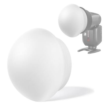Front. Neewer - CRS9 Silicone Diffuser for NEEWER Flashes.