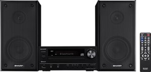 Sharp - 50W Executive Hi-Fi Component System - Black - Front_Zoom