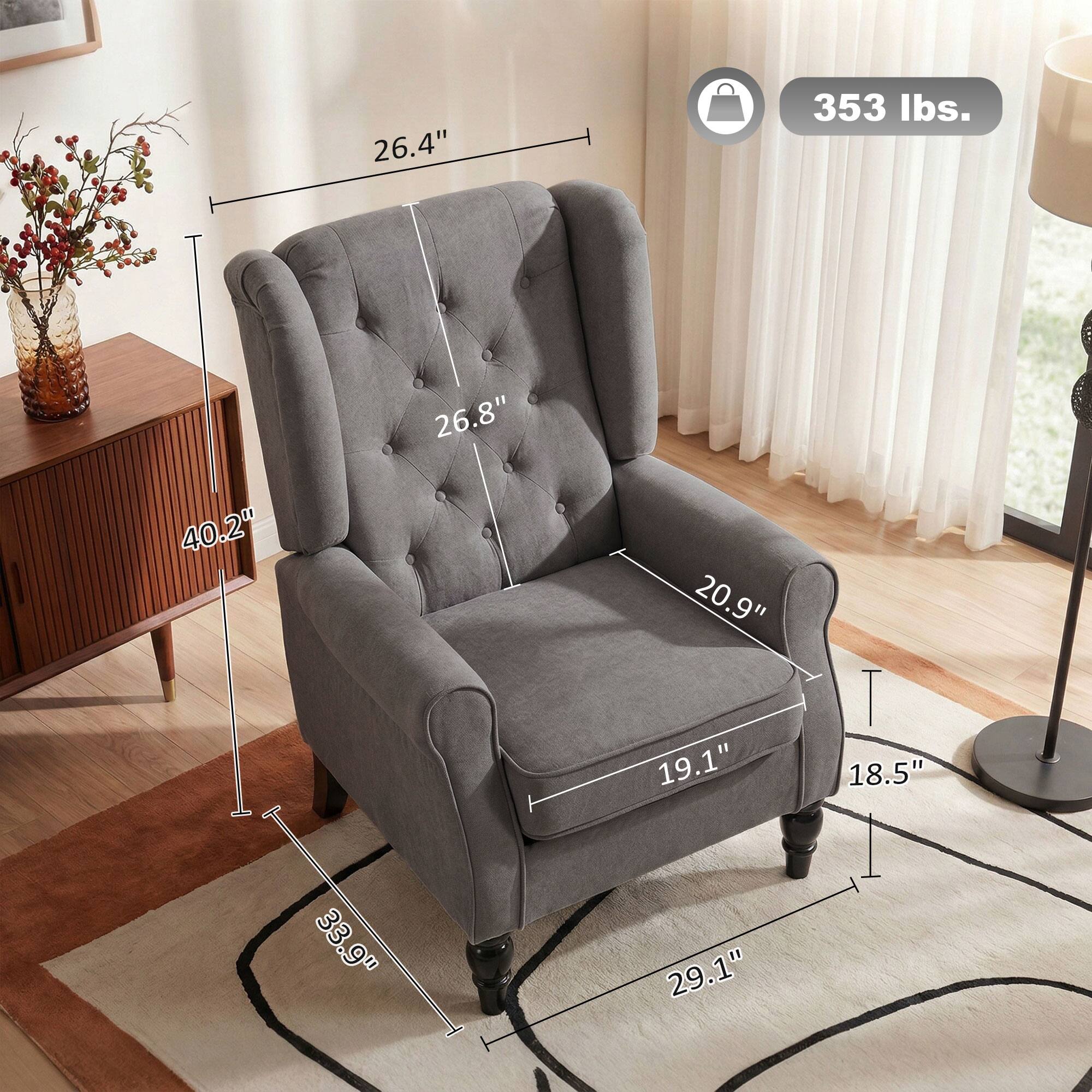 26.4"  
353 lbs.  
26.8"  
40.2"  
20.9"  
19.1"  
18.5"  
33.9"  
29.1"