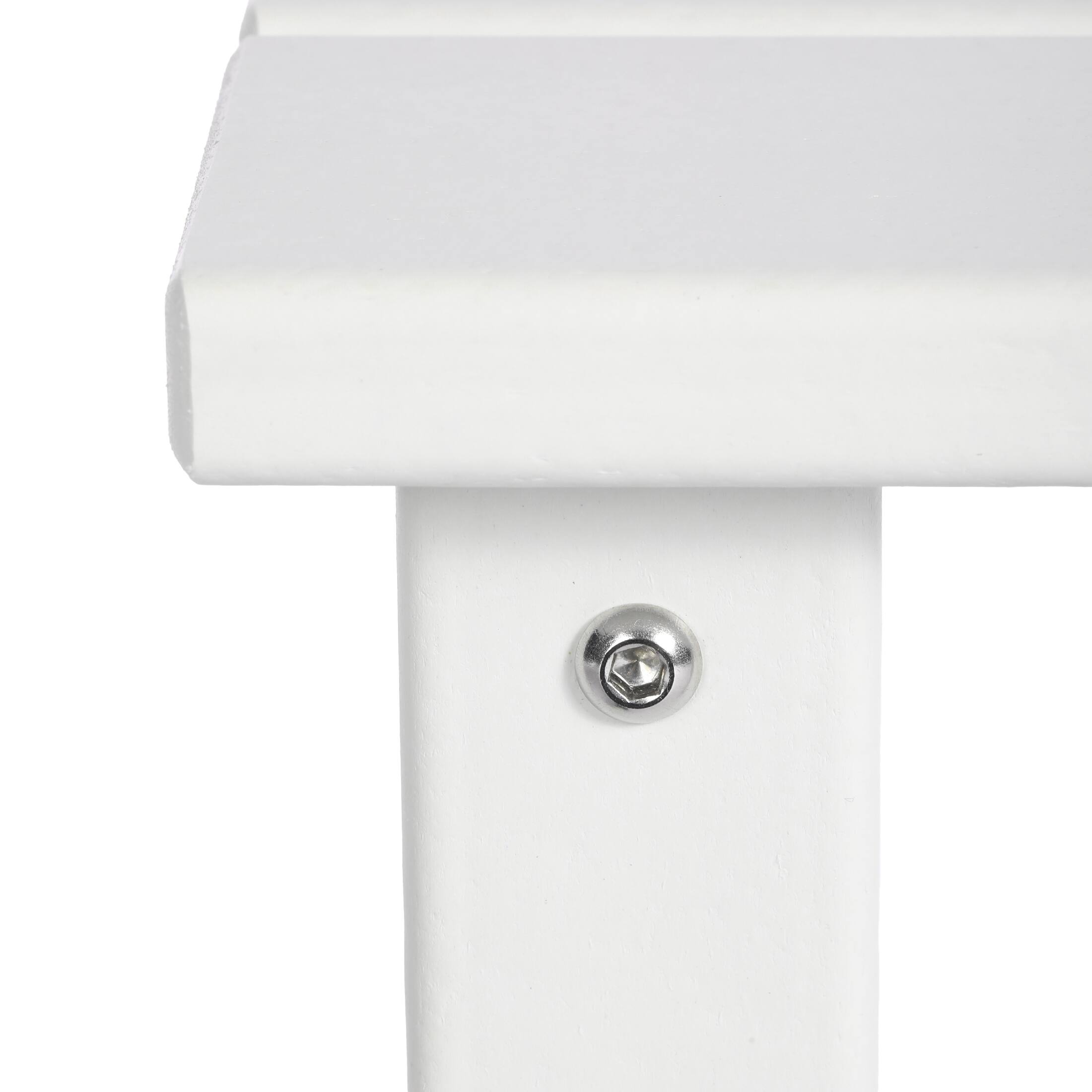 Alt View 4. WestinTrends - WestinTrends Malibu 3-Piece Kids Outdoor Rocking Chairs Set With Kids Square Side Table - White.