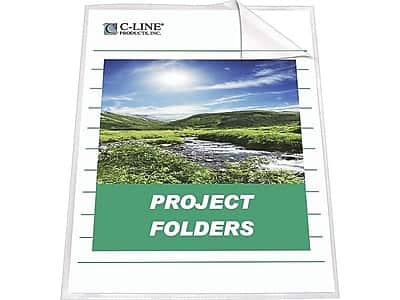 C-line - Document Report Covers, Letter, 25/Box - Clear price history on PriceWatchPro