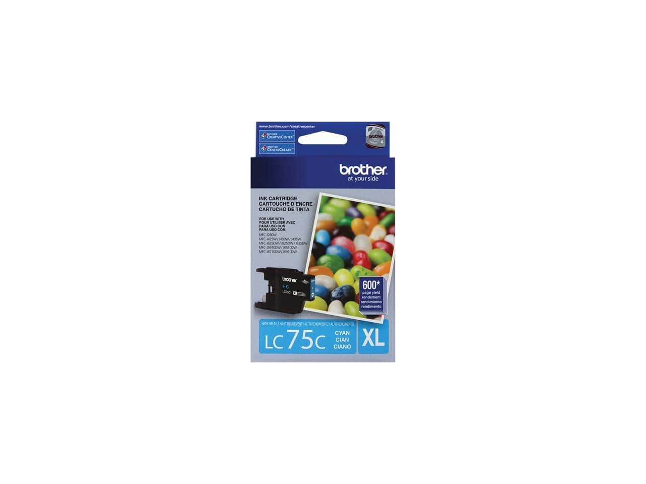 Brother - LC75C High Yield Innobella Ink Cartridge - Cyan