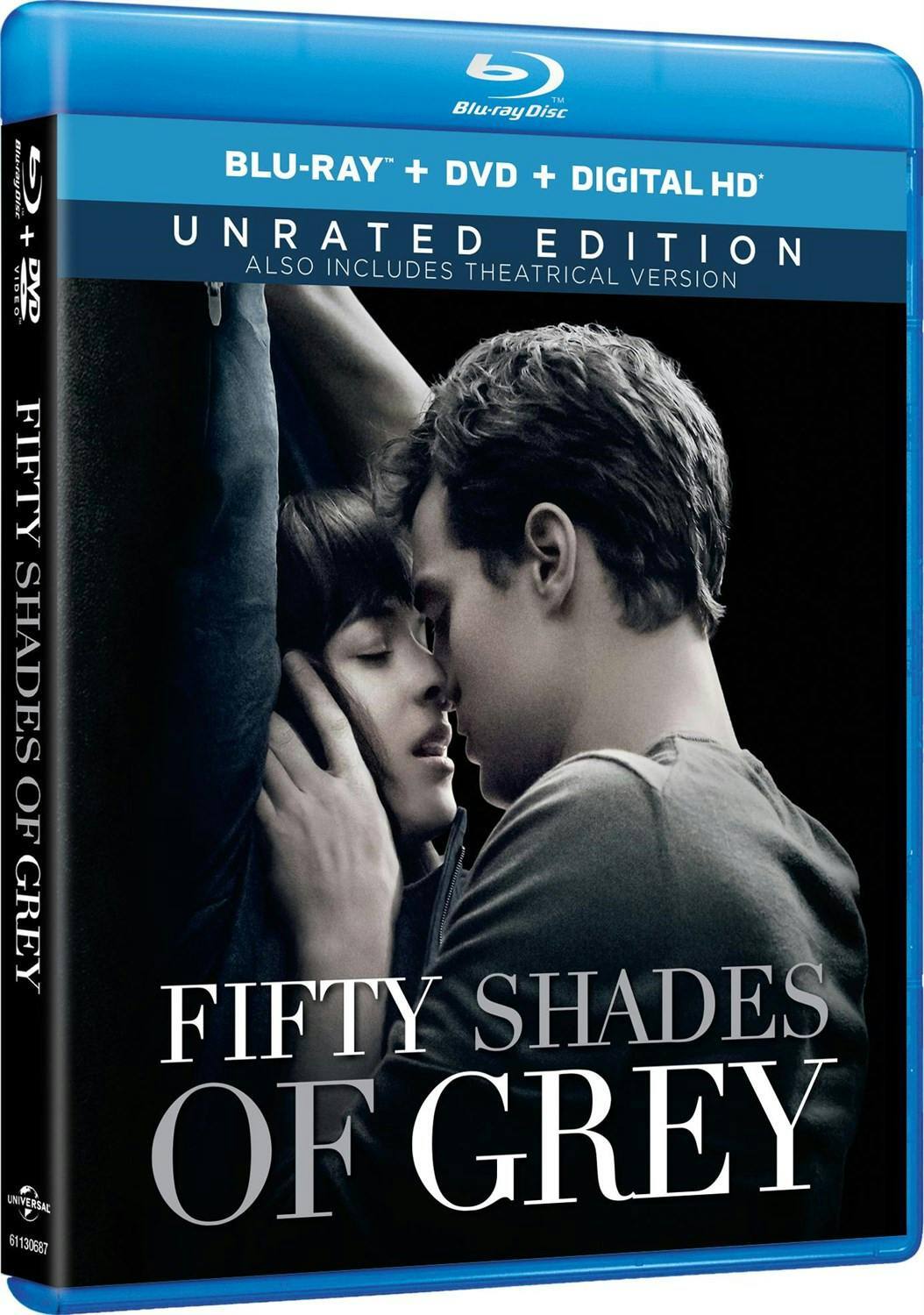 Angle. Fifty Shades of Grey (Unrated Edition DVD + Digital) [Blu-ray].