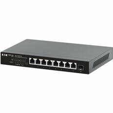 E-TON TRIPP LITE
Model NGBPOE-40
8-Port 2.5GBase-T PoE+ Ethernet Switch
PoE+ Max: 100W
Ports: 1-8
1000BASE-T: 10/100/1000 Mbps
1000BASE-TX: 10/100/1000 Mbps
10GBASE-T: 10/100/1000/10000 Mbps
