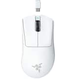 Razer - DeathAdder V3 Pro Lightweight Optical Gaming Mouse with 90 Hour Battery - Wireless - White