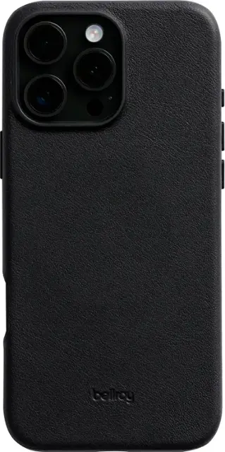 Bellroy iPhone 16 Pro Max Leather Phone Case Black PCYI-BLK-134 