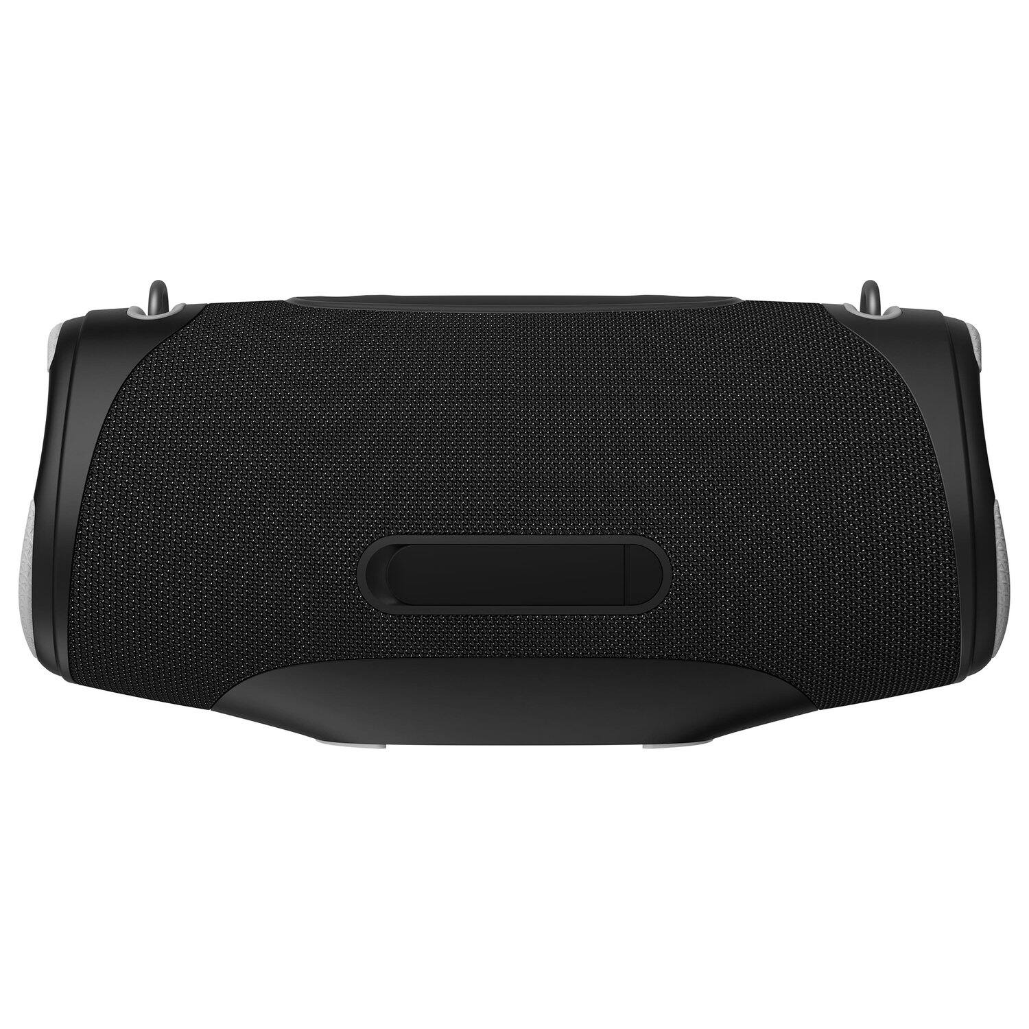 Left. Pioneer - 240W Rechargeable Bluetooth Speaker, Dual 3.5" Woofers, Lights, USB Charging, Waterproof, 20 Hr Play Time - Black.