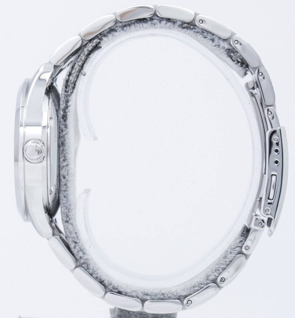 Angle. Orient - Oxford Open Heart 22 Jewels Automatic FAG03001D0 Mens Watch Stainless Steel 50M - Silver, Blue.