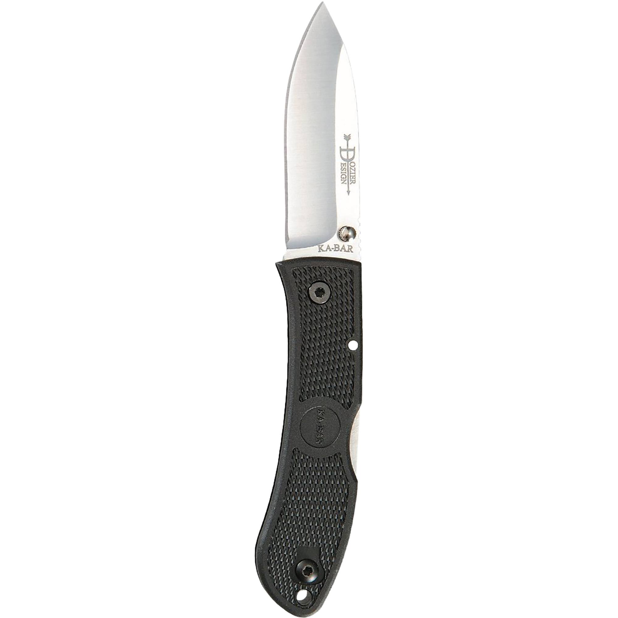 KA-BAR - 3" Blade Dozier Folding Hunter Knife - Black