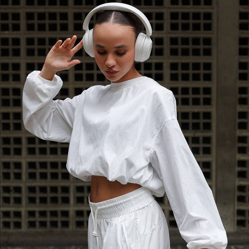 Back. Cubitt - Power Headphones - White.