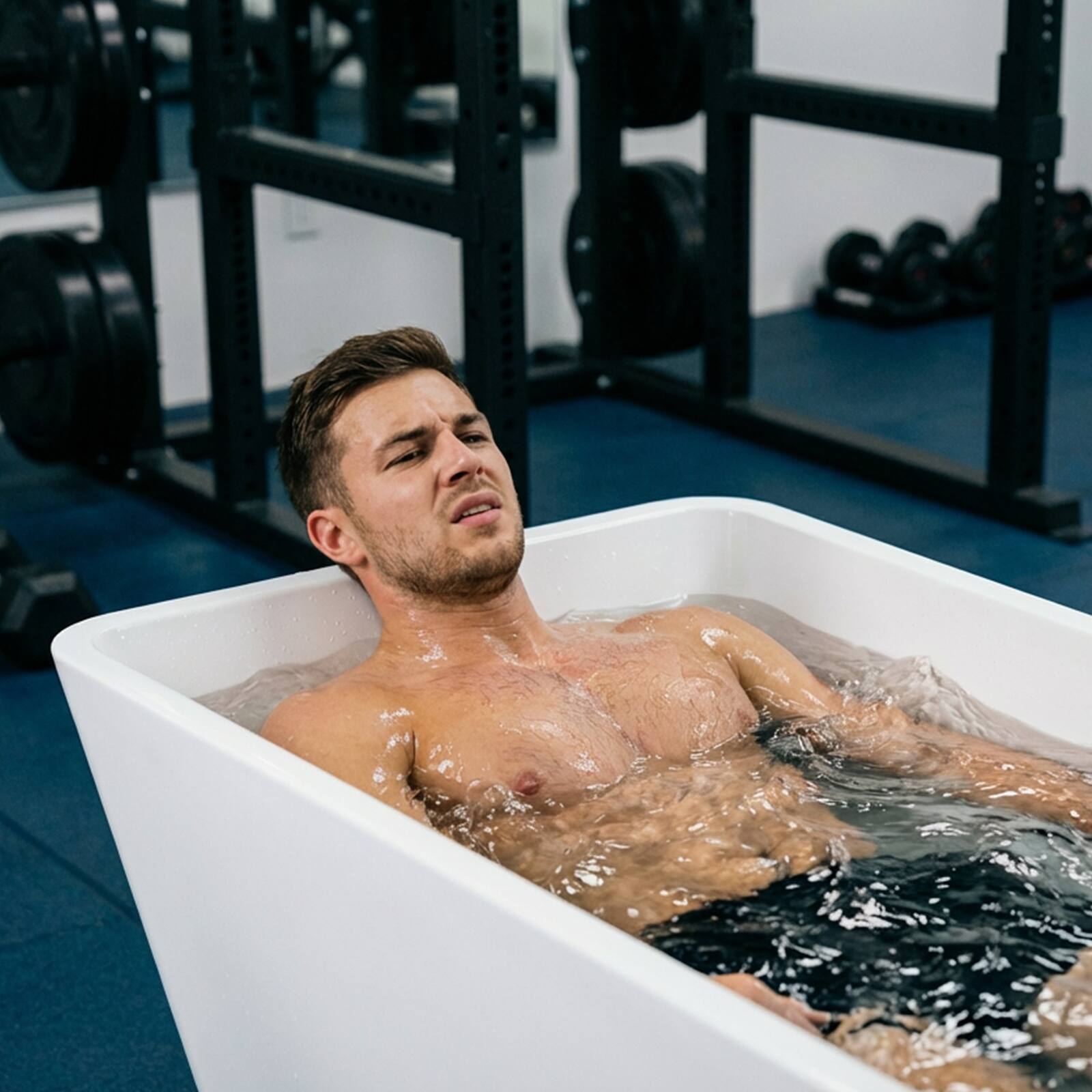 Alt View 10. Empava - All-in-one 77 in. x 31.5 in. Cold Plunge Bathtub 2 Jets Ice Bath Tub W/ Insulation Lid - Chiller - Heater in White - White.