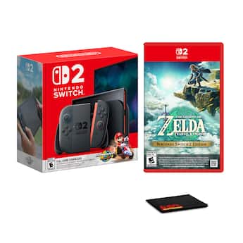 Bundle Switch 2 Console with Mario Kart World and The Legend of Bundle Switch 2 Console with Mario Kart World and The Legend of
