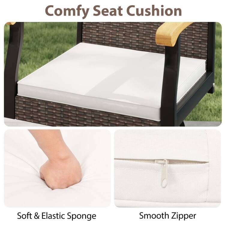 Comfy Seat Cushion

Soft & Elastic Sponge

Smooth Zipper