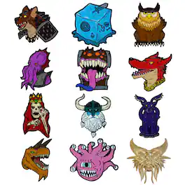 Dungeons & Dragons - 1.5" Mystery Pin - Blind Box (1 Pin with Order) - Styles May Vary
