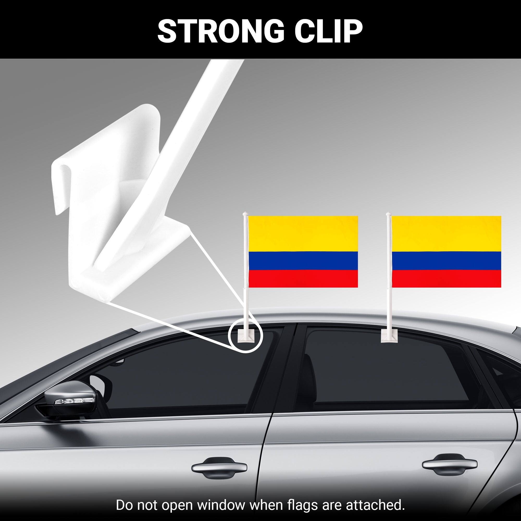 STRONG CLIP

Do not open window when flags are attached.