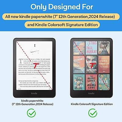 Only Designed For  
All new kindle paperwhite (7" 12th Generation, 2024 Release) and Kindle Colorsoft Signature Edition

I  
STING  
PAUL MURRAY  
HELLO  
CELEBRANTS  
BEAUTIFUL  
TANA  
FRENCH  
NAPOLITANO  
THE  
THE MANY  
LIVES  
VILLA  
PUMA  
ET  
YEARS  
MAMA  
RACHL  
LOVE  
HAWKINS  

kindle paperwhite  
(7" 12th Generation, 2024 Release)  
Kindle Colorsoft Signature Edition