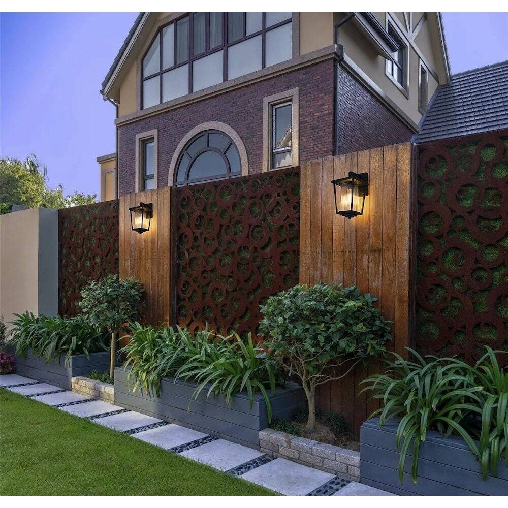Alt View 4. Elegant Lighting - York 7 inch Outdoor Pendant in Black - Black.