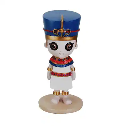 Front. Pacific Trading - Queen Nefertiti Figurine Ancient Egyptian Egypt 4 inch.
