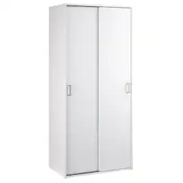 Tvilum - Space Wardrobe with 2 Sliding Doors - White