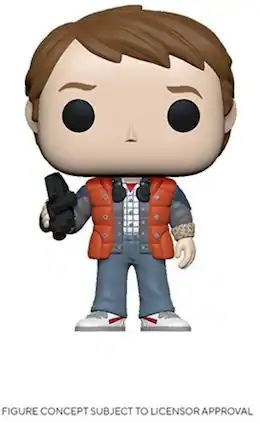 Funko - POP! MOVIES: Back to the Future - Marty in Puffy Vest - COLLECTIBLES - Multicolor