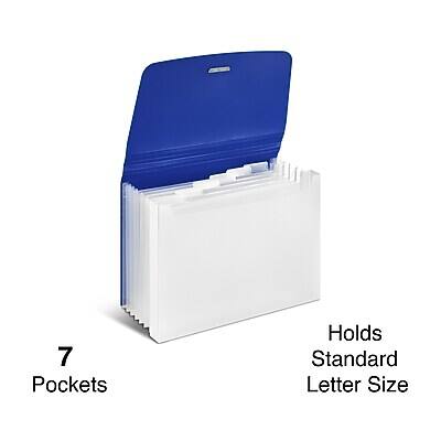 7 Pockets  
Holds Standard Letter Size