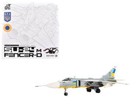 Sukhoi Su-24M Fencer-D Bomber Aircraft "Ukraine War" (2023) Ukrainian Air Force 1/72 Diecast Model by JC Wings - Multicolor